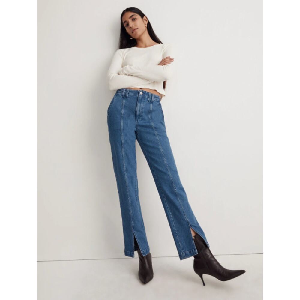 MADEWELL The Perfect Vintage Straight Jeans Women's Size 27 Seamed Edition